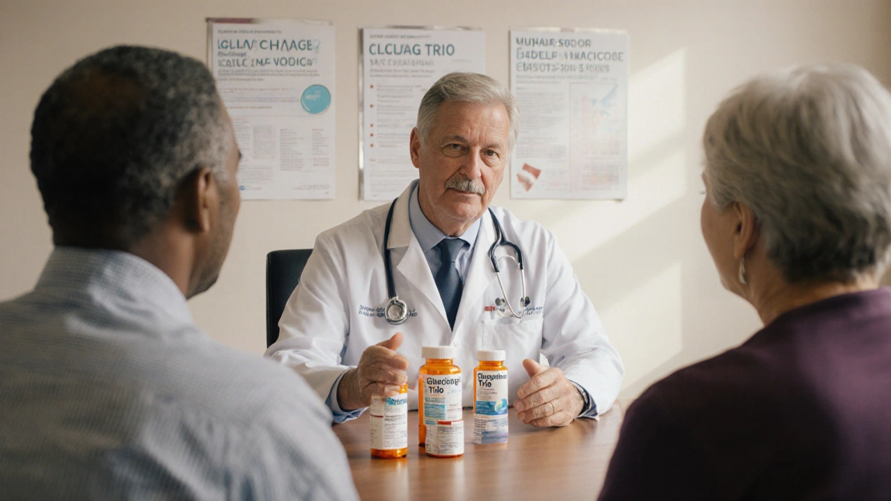 Glucophage Trio (Glimepiride, Metformin, Voglibose) vs. Alternative Diabetes Regimens