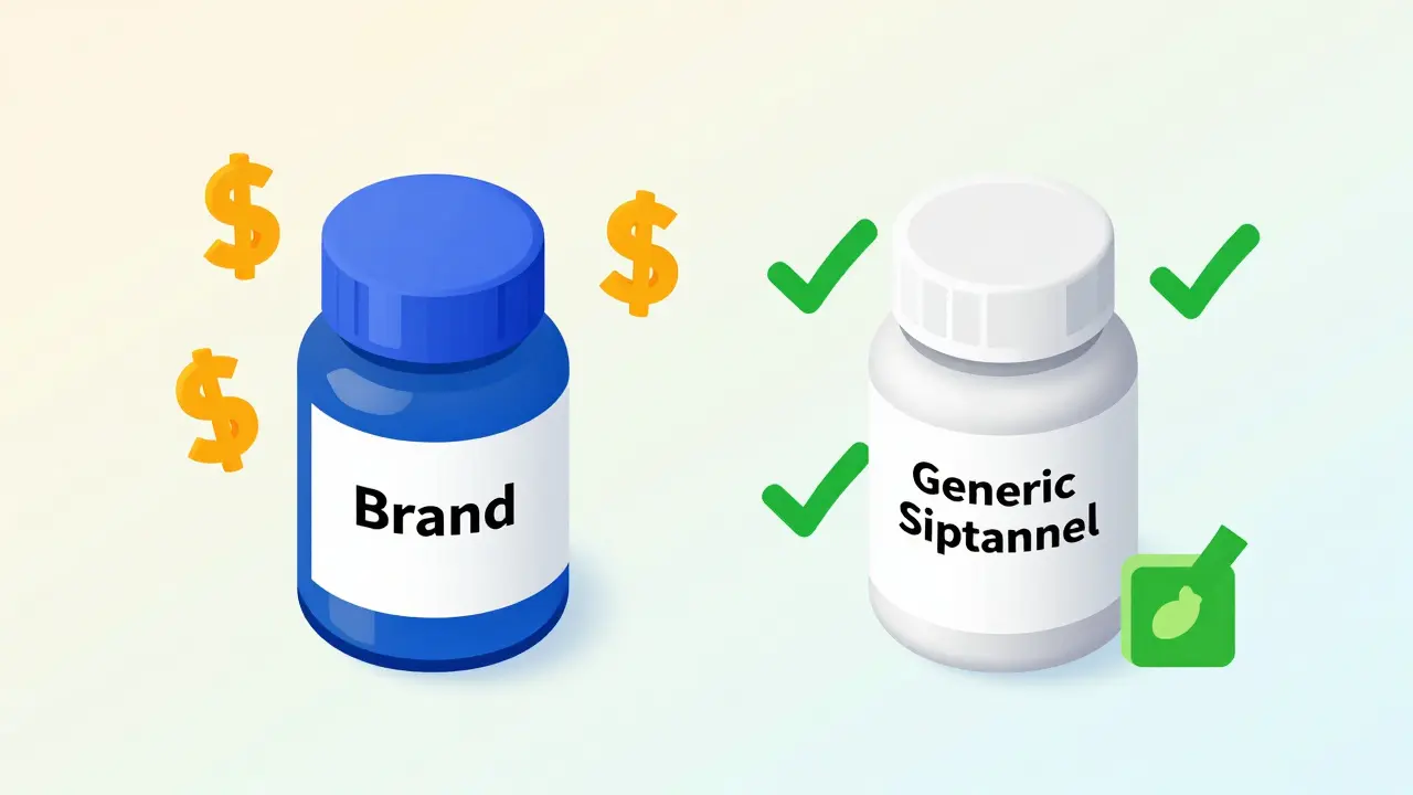 Comparison of brand name vs generic sildenafil pills